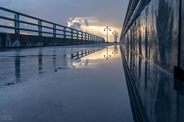 Key West Pier - photograph by Zero Dean