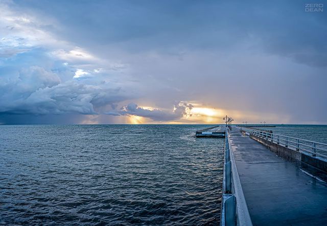 Key West Pier - photograph by Zero Dean