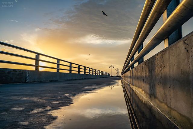 Key West Pier - photograph by Zero Dean