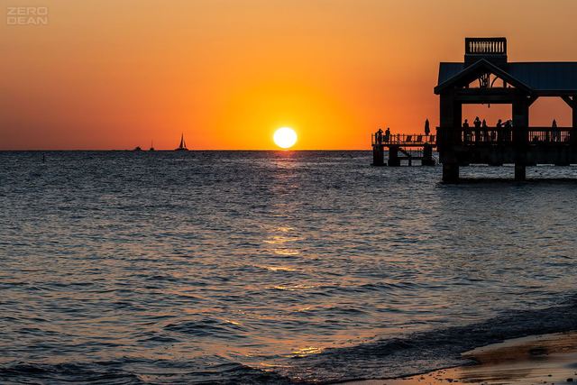 Key West Silhouette - photograph by Zero Dean