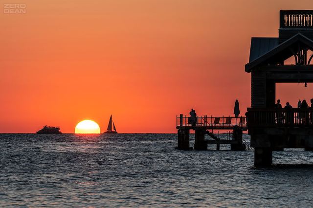 Key West Silhouette - photograph by Zero Dean