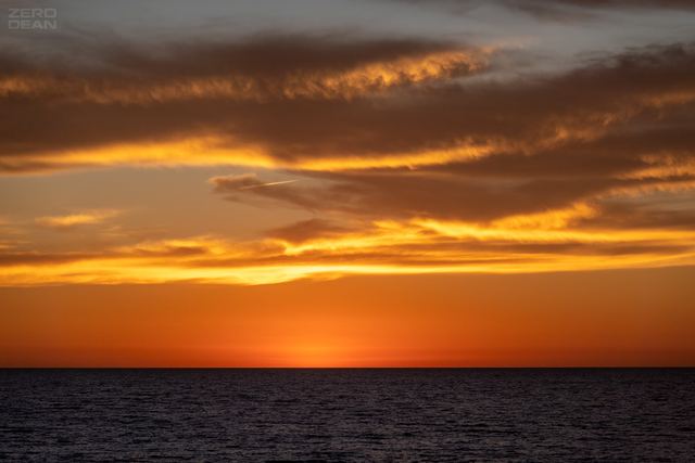 Oceanside Sunset 01 - photograph by Zero Dean